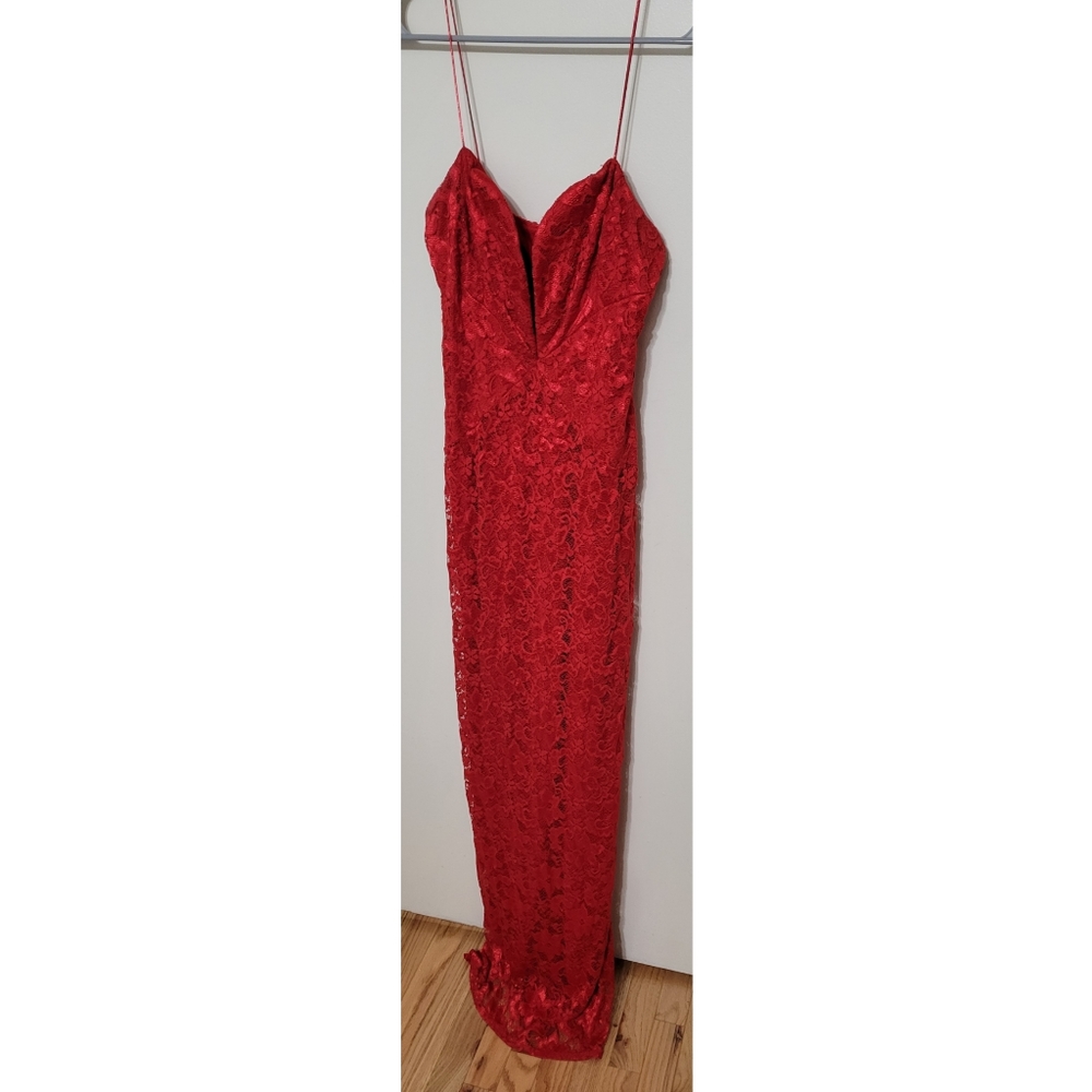 Red Laced Dress